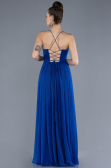 Abschlusskleid Lang Sächsischblau ABU4596