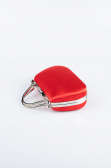 Abendtasche Satin Rot V746