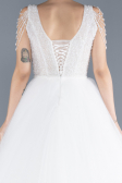 Hochzeitskleider Lang Weiß ABU4598