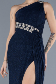 Abendkleid Lang Marineblau ABU4599