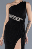 Abendkleid Lang Schwarz ABU4599