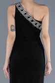 Abendkleid Lang Schwarz ABU4599