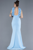 Abendkleid Lang Eisblau ABU4610