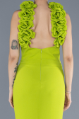 Abendkleid Lang Pistaziengrün ABU4610