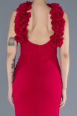 Abendkleid Lang Fuchsie ABU4610