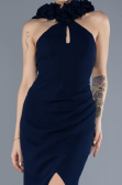 Abendkleid Lang Marineblau ABU4610