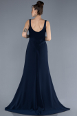 Abendkleid Lang Marineblau ABU4621
