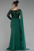 Smaragdgrün Abendkleid Lang ABU3511