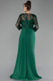 Smaragdgrün Abendkleid Chiffon Lang ABU4293