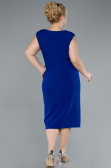 Sächsischblau Partykleid İn Übergröße Midi ABK2190
