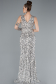 Abendkleid Lang Beige ABU4672