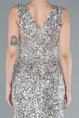 Abendkleid Lang Beige ABU4672