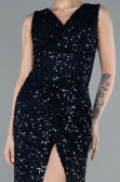 Abendkleid Lang Marineblau ABU4672