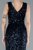 Abendkleid Lang Marineblau ABU4672