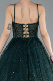 Abendkleid Lang Smaragdgrün ABU3839