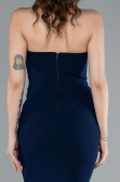 Abendkleid Lang Marineblau ABU4687