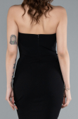 Abendkleid Lang Schwarz ABU4687