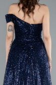 Abendkleid Lang Marineblau ABU4691