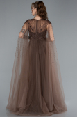 Abendkleid Lang Braun ABU4707