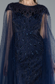 Abendkleid Lang Marineblau ABU4707