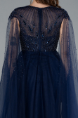 Abendkleid Lang Marineblau ABU4707