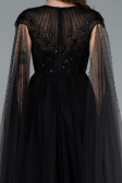 Abendkleid Lang Schwarz ABU4707