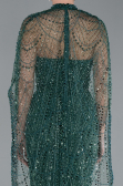 Smaragdgrün Abendkleid Lang ABU4517