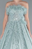Designer Abendkleid Lang Minzgrün ABU4738