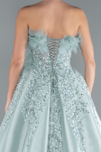 Designer Abendkleid Lang Minzgrün ABU4738