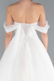 Hochzeitskleider Lang Weiß ABG031
