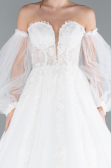 Hochzeitskleider Lang Weiß ABG111