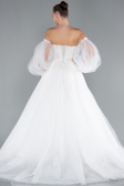 Hochzeitskleider Lang Weiß ABG111