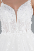 Hochzeitskleider Lang Weiß ABG039