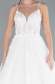 Hochzeitskleider Lang Weiß ABG039