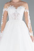 Hochzeitskleider Lang Weiß ABG036