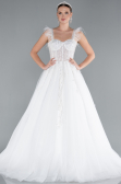 Hochzeitskleider Lang Weiß ABG110