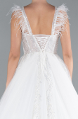 Hochzeitskleider Lang Weiß ABG110