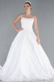 Hochzeitskleider Lang Weiß ABG093