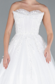 Hochzeitskleider Lang Weiß ABG121
