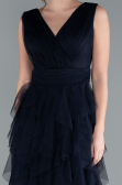 Abendkleid Lang Marineblau ABU4723