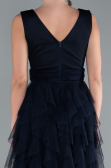 Abendkleid Lang Marineblau ABU4723