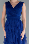 Abendkleid Lang Sächsischblau ABU4723