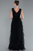 Abendkleid Lang Schwarz ABU4723