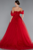 Designer Abendkleid Lang Rot ABU4720