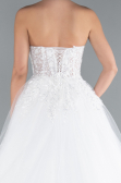 Hochzeitskleider Lang Weiß ABG121