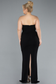 Brautkleid In Übergröße Lang Schwarz ABU4688