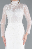 Hochzeitskleider Lang Weiß ABG115