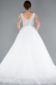 Hochzeitskleider Lang Weiß ABG090