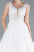 Hochzeitskleider Lang Weiß ABG090
