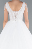 Hochzeitskleider Lang Weiß ABG090